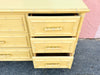 Happy Yellow Faux Bamboo Dresser