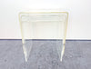 Set of Three Lucite Nesting Tables