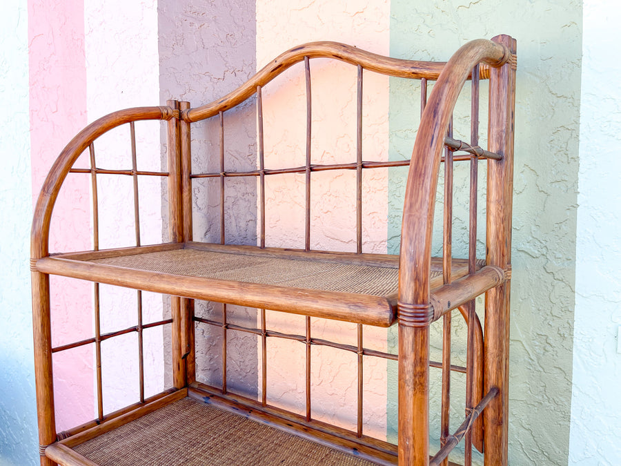 Island Chic Rattan Etagere