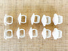 Set of Ten Bone China Shell Napkin Rings