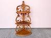 Rattan Fiddlehead Corner Shelf