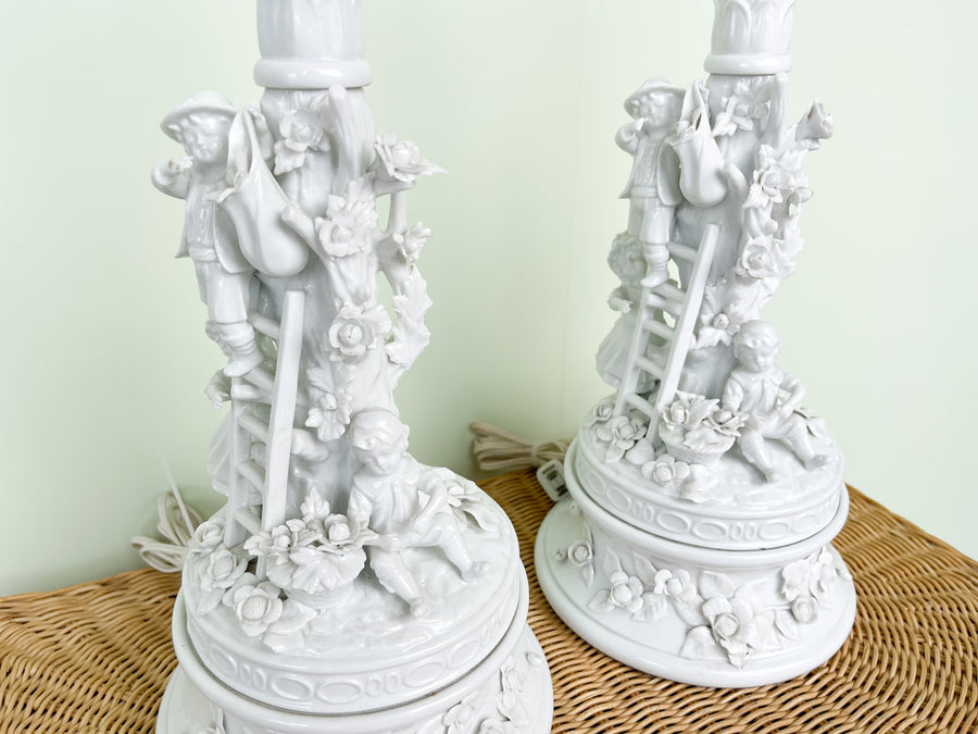 Pair of Blanc De Chine Lamps