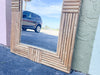 Large Island Style Bamboo Mirror