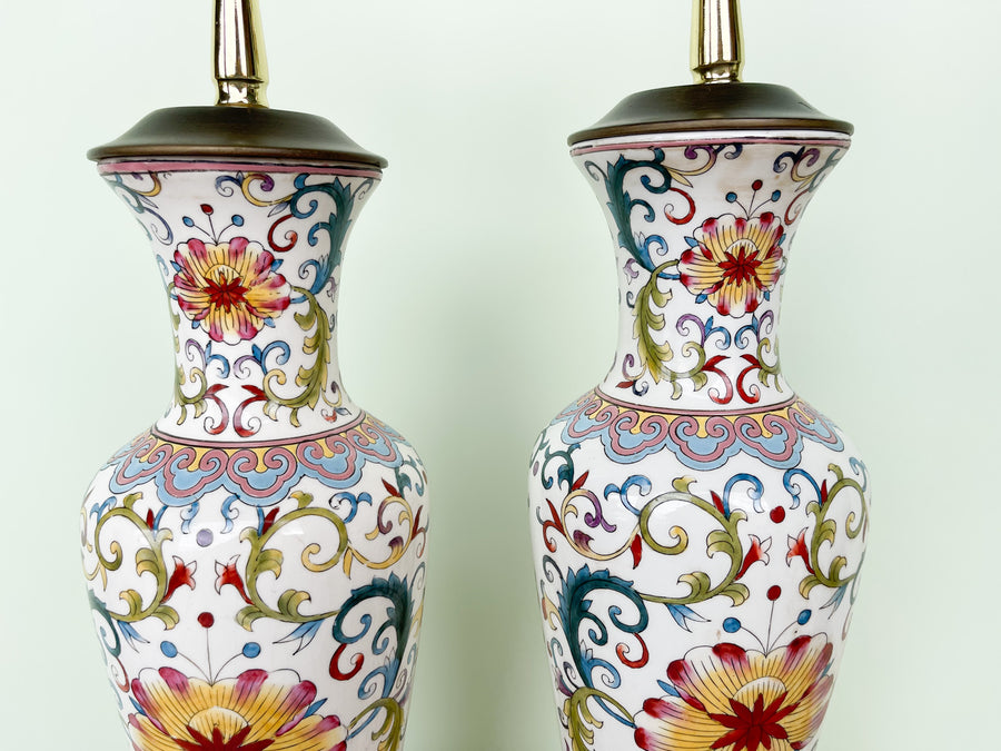 Pair of Colorful Lamps