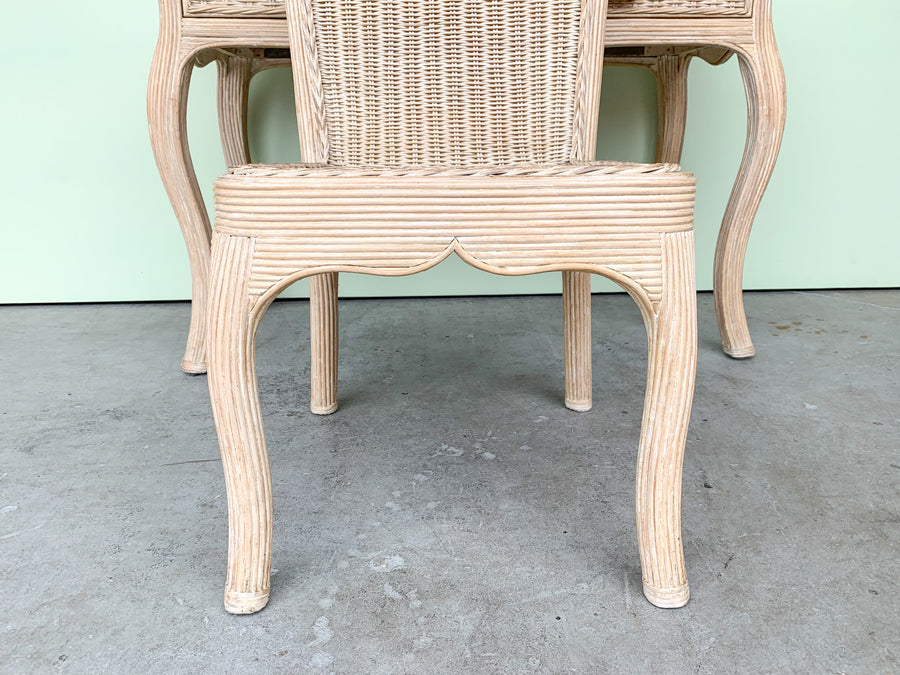 Shellegance Rattan Desk and Chair