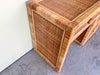 Island Style Rattan Wrapped Desk