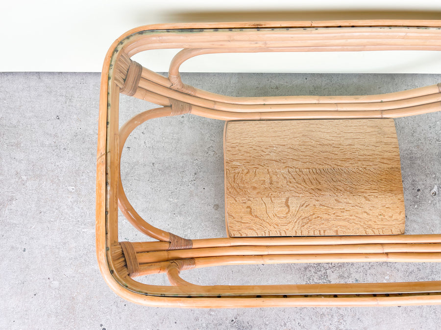 Frankl Style Rattan Coffee Table