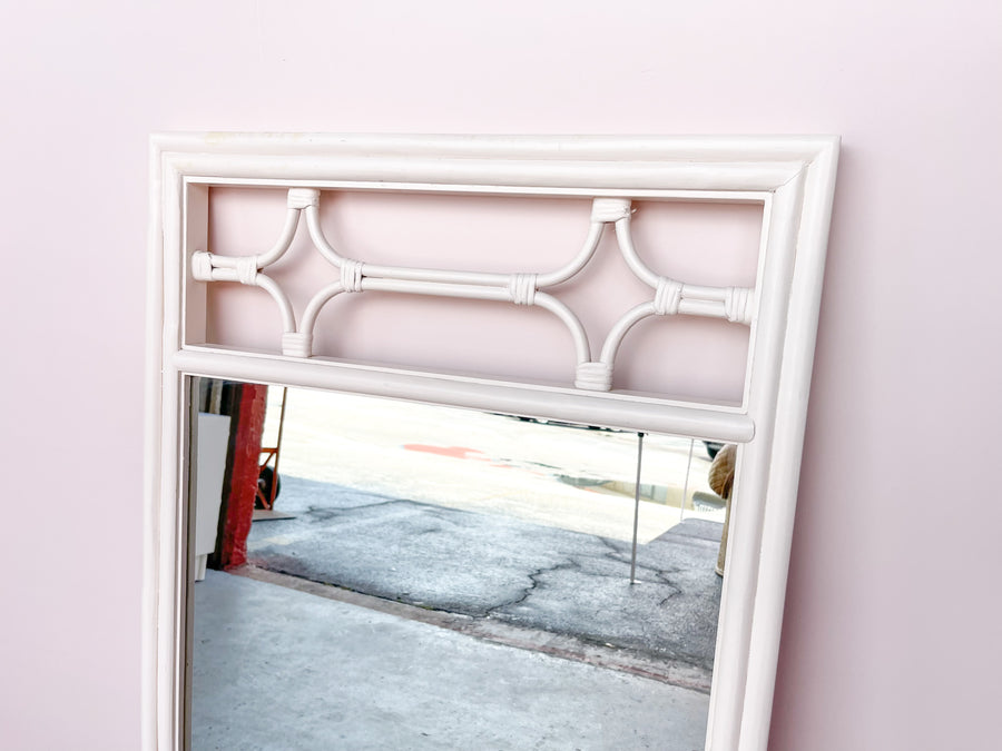 Palm Beach Chic Rattan Mirror