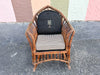 Stick Wicker Rattan Child's Rocker