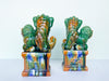 Pair of Psychedelic Foo Dogs