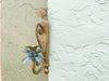 Petite Brass Palm Wall Sconces