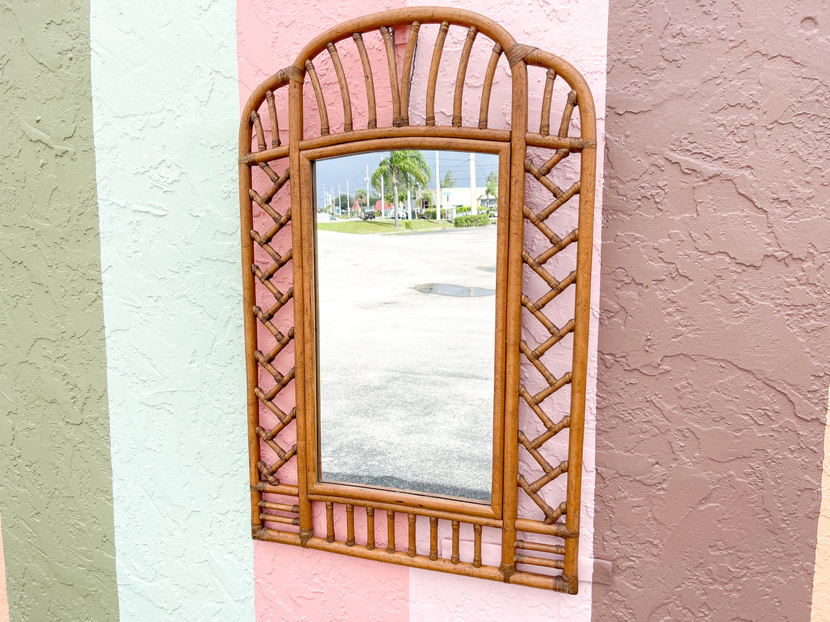 Warehouse Wednesday Sale: Ficks Reed Rattan Mirror