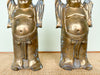 Pair of Brass Buddahs