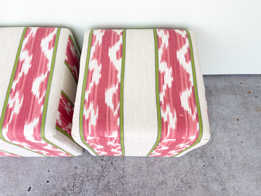 Pair of Cube Ottomans