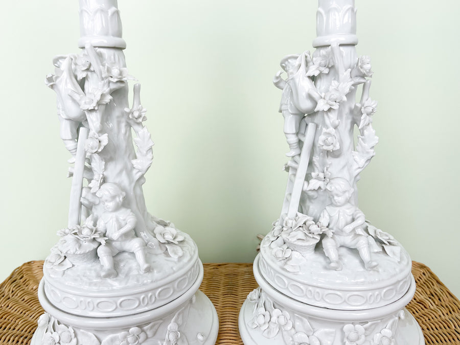 Pair of Blanc De Chine Lamps