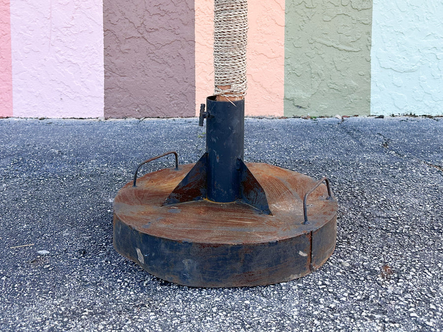 Kips Bay Show House Island Chic Tiki Umbrella and Stand