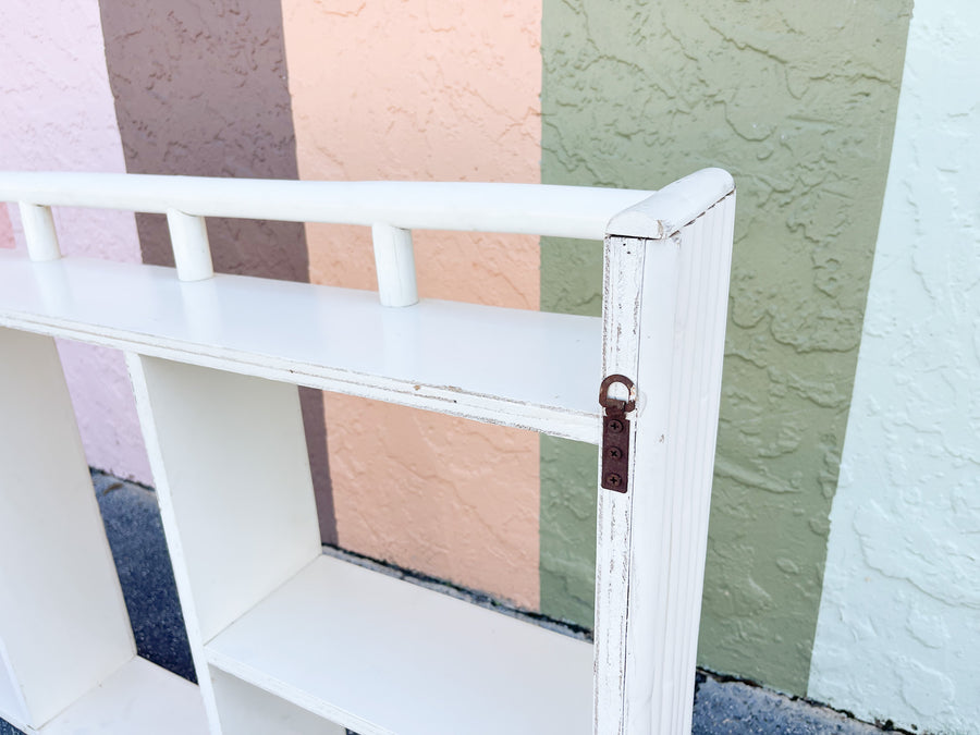 Old Florida Rattan Shelf