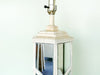 Faux Bamboo Mirrored Lamp