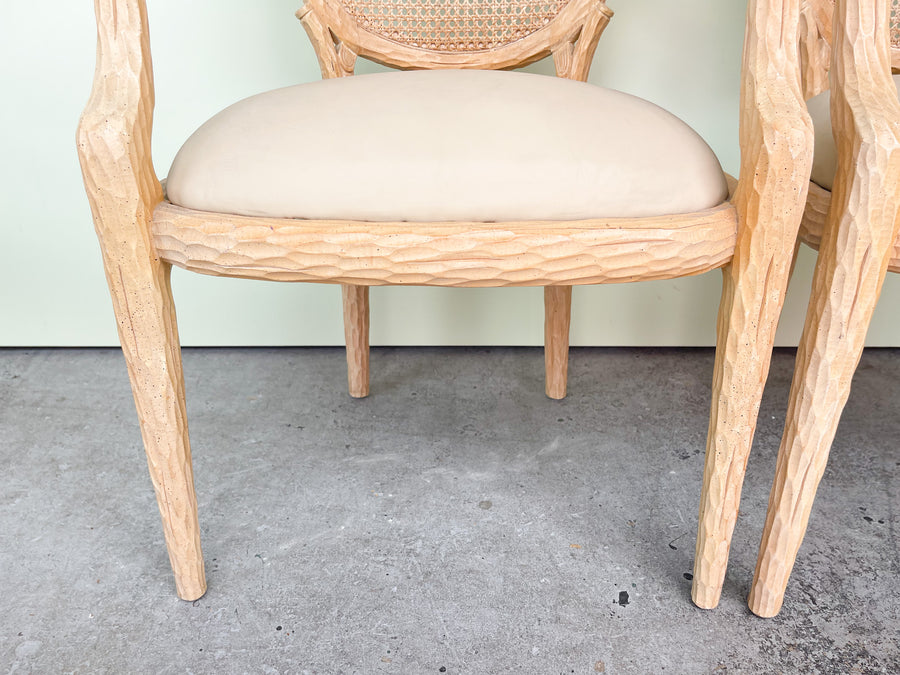Pair of Faux Bois Chairs