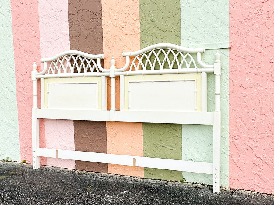 Palm Beach Chic Faux Bamboo King Headboard