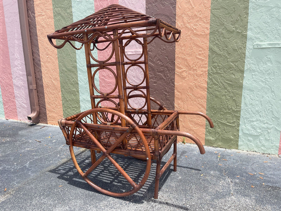 Palm Beach Chic Rattan Rickshaw