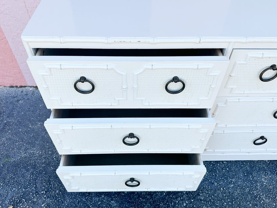 Palm Beach Chic Faux Bamboo Dresser