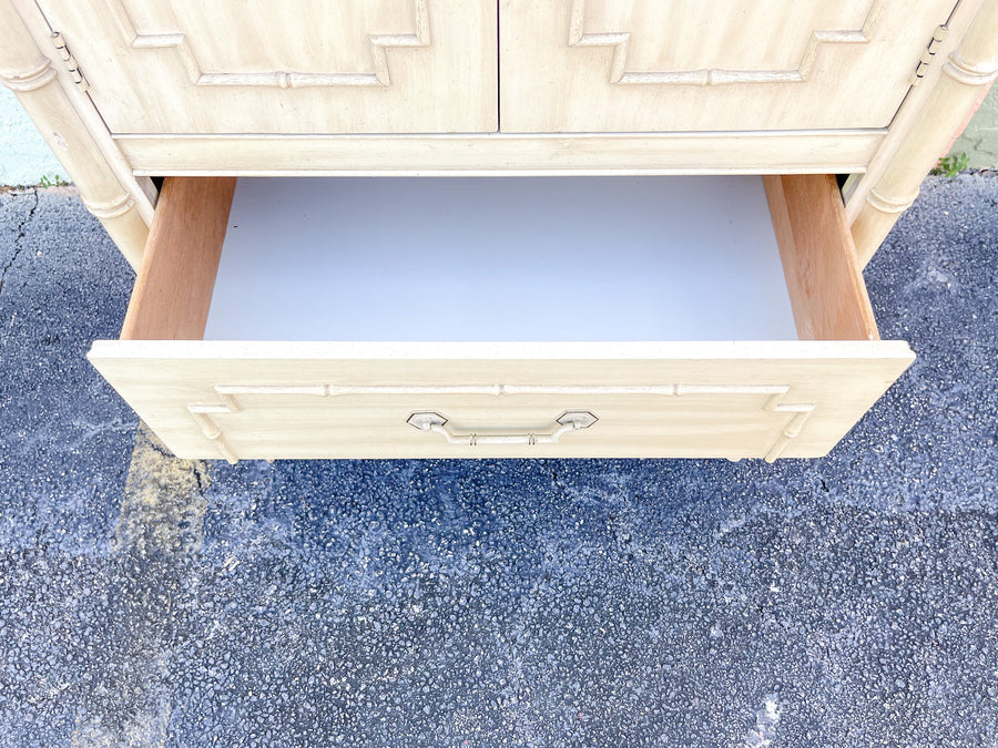 Warehouse Wednesday Sale: Faux Bamboo Thomasville Cabinet