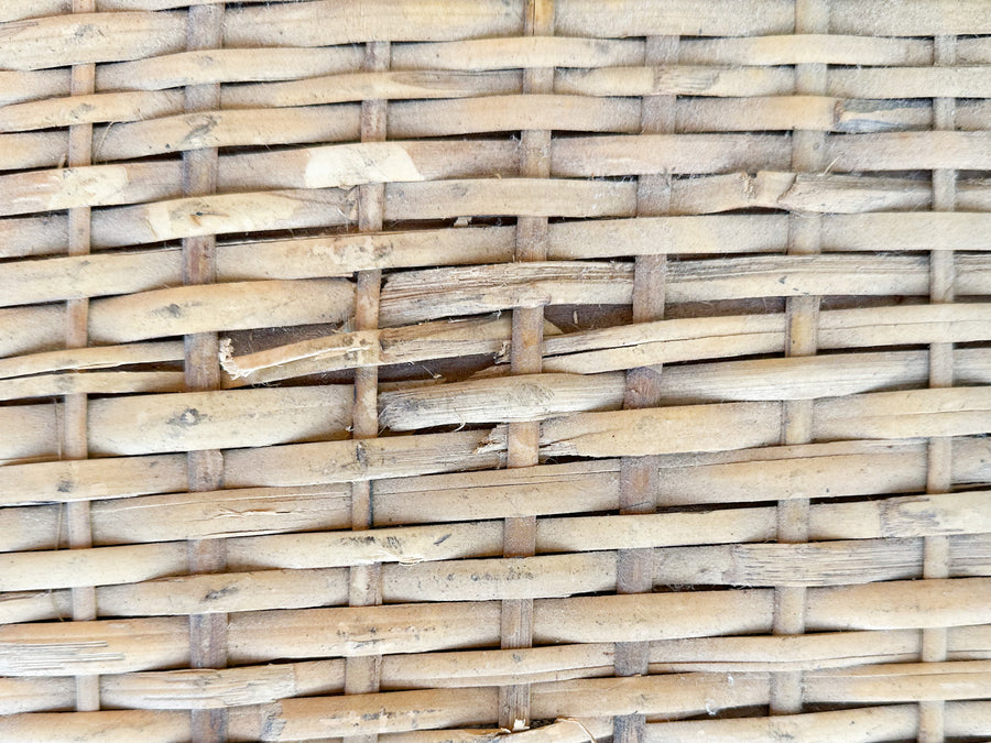 Pair of Island Style Rattan Wrapped Cabinets
