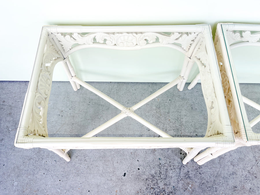 Pair of Shell Side Tables