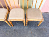 Set of Six Italian Rattan Dining Chairs