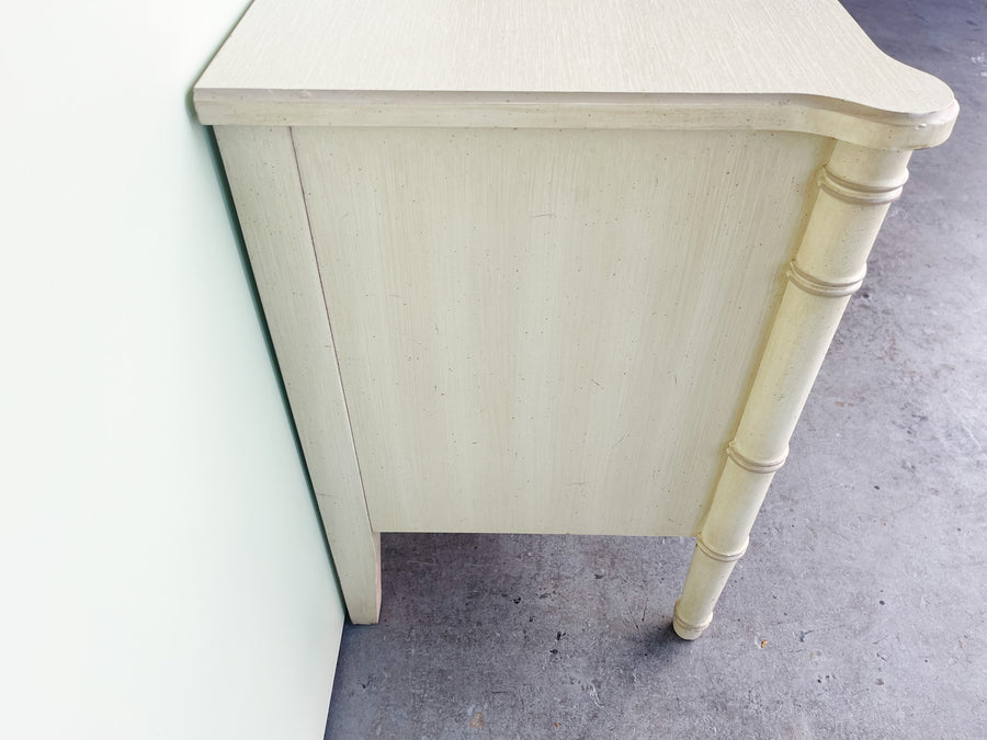 Pair of Henry Link Faux Bamboo Nightstands