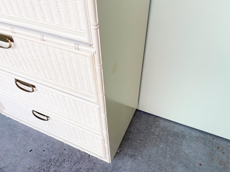 Palm Beach Chic Faux Bamboo Chest