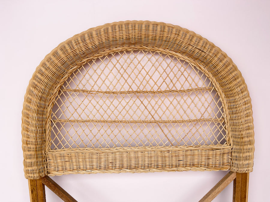 Pair of Sweet Wicker Twin Beds
