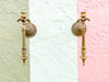 Pair of Brass Candle Wall Sconces