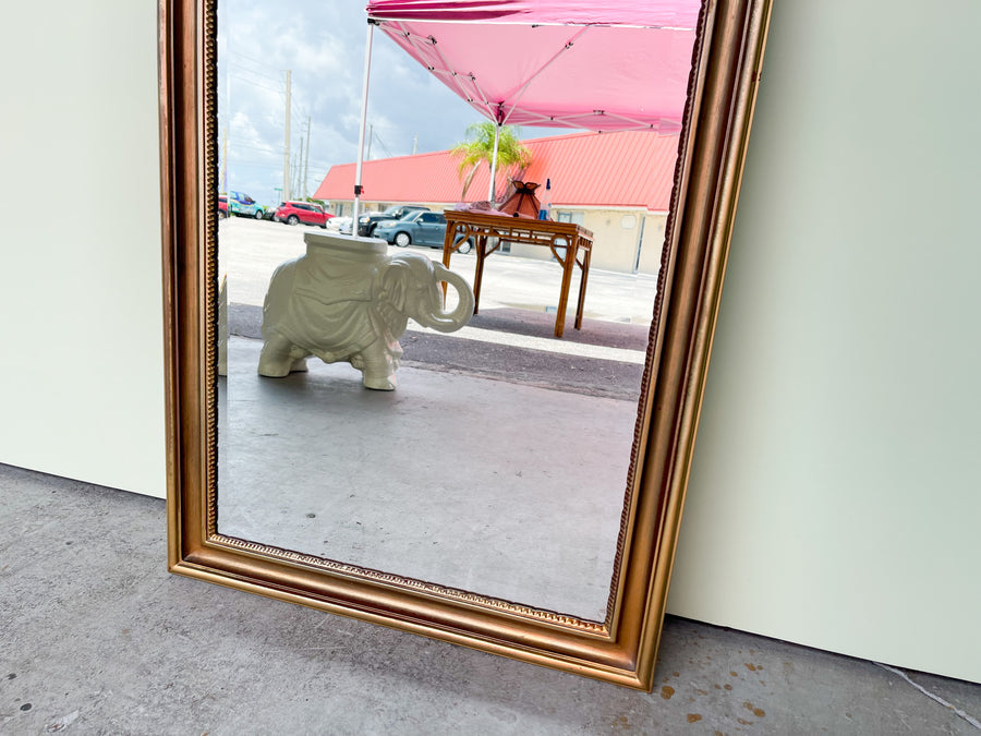 Hollywood Regency Gold Shell Mirror