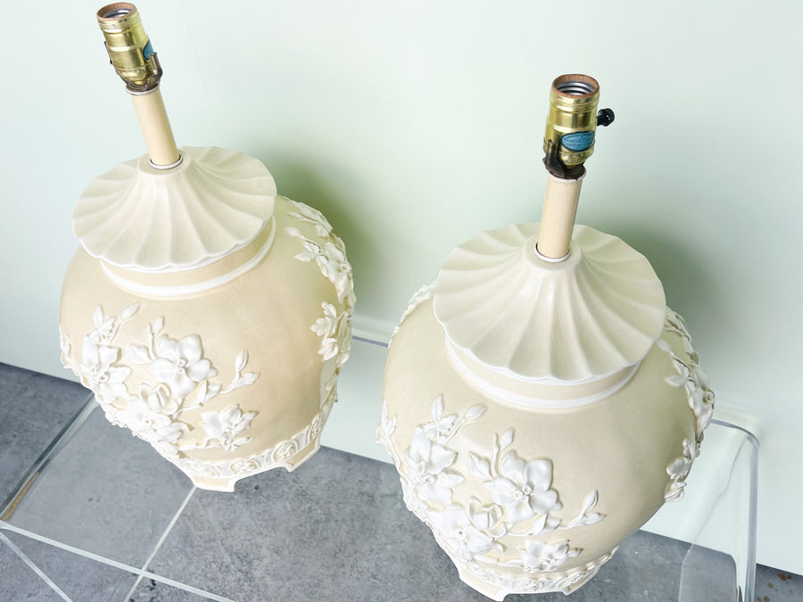 Pair of Fab Pagoda Lamps