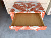 Custom Upholstered Palm Desk