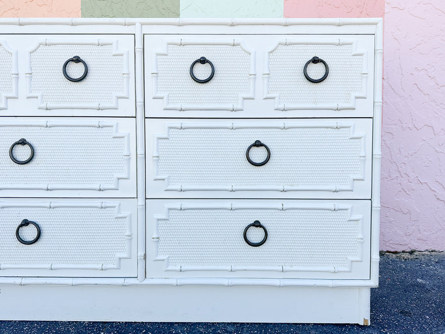 Palm Beach Chic Faux Bamboo Dresser
