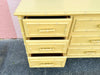 Happy Yellow Faux Bamboo Dresser