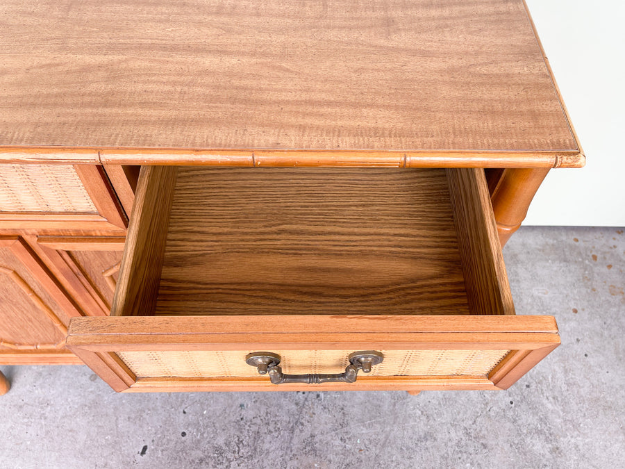 Natural Faux Bamboo Server