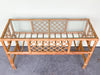 Rattan Lattice Console