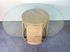 Island Style Rattan Wrapped Dining Table