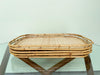 Set of Four Bamboo Trays