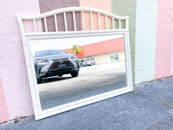 Faux Bamboo Pagoda Mirror