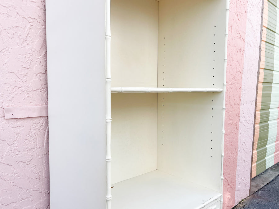 Palm Beach Chic Faux Bamboo Cabinets