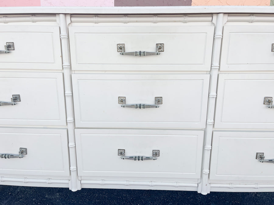 Palm Beach Chic Faux Bamboo Dresser
