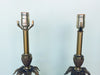 Pair of Regency Style Pineapple Lamps