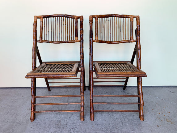 Folding Bamboo Chairs