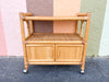 Warehouse Wednesday Sale: Coastal Rattan Bar Cart