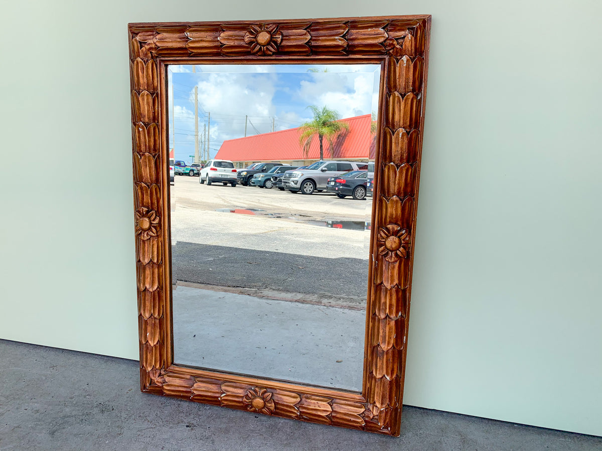 Floral Roche Mirror
